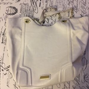 Creme colored Steve Madden Purse